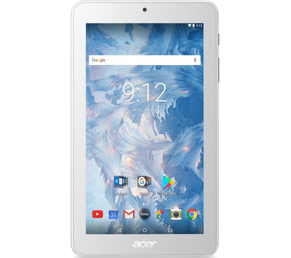 ACER Iconia B1-7A0 7" Tablet - 16 GB, White, White