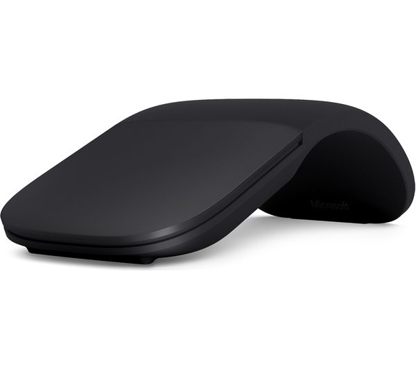 MICROSOFT Surface Arc BlueTrack Touch Mouse - Black, Black