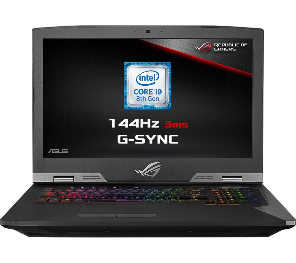 ASUS ROG G703GX 17.3" Intel® Core i7 RTX 2080 Gaming Laptop - 1 TB HDD & 512 GB SSD