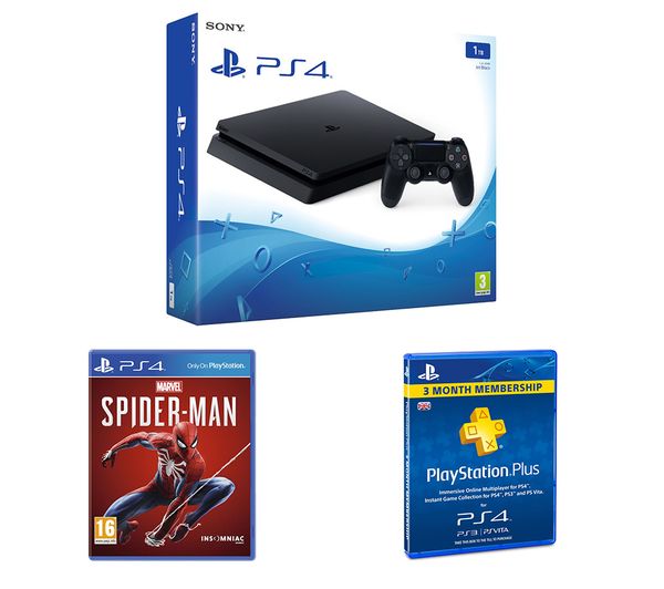 SONY PlayStation 4, Marvel's Spider-Man & PlayStation Plus Bundle