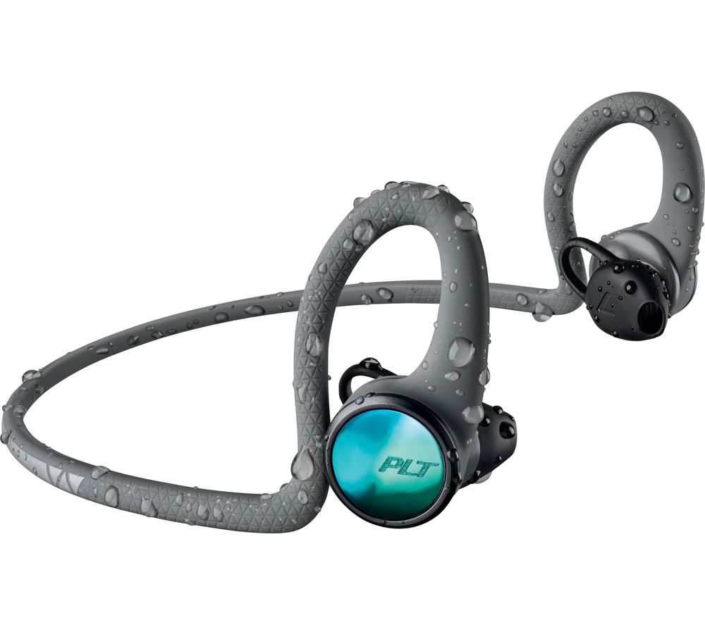 PLANTRONICS BackBeat FIT 2100 Wireless Bluetooth Headphones - Grey, Grey