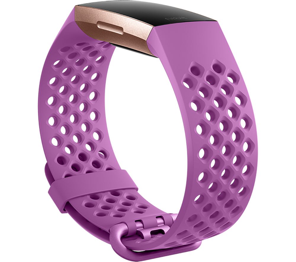 FITBIT Charge 3 Sport Band - Berry, Small