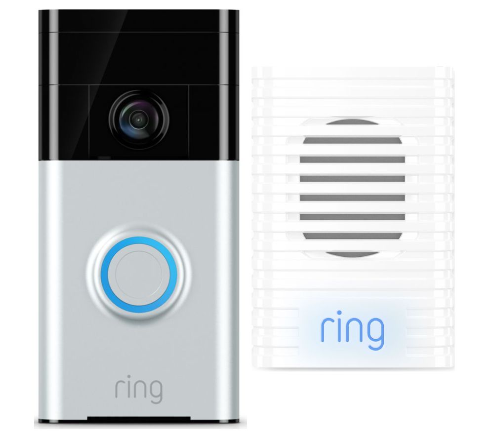 RING Video Doorbell & Chime Bundle - Stain Nickel