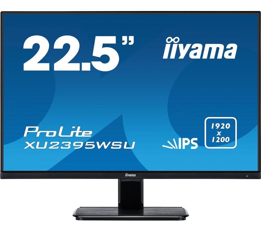 IIYAMA ProLite XU2395WSU-B1 Full HD 23" IPS LCD Monitor - Black, Black