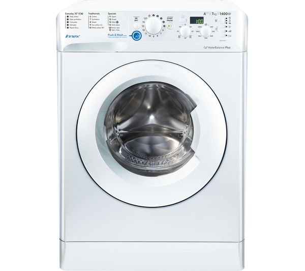 INDESIT Innex BWD 71453 W Washing Machine - White, White