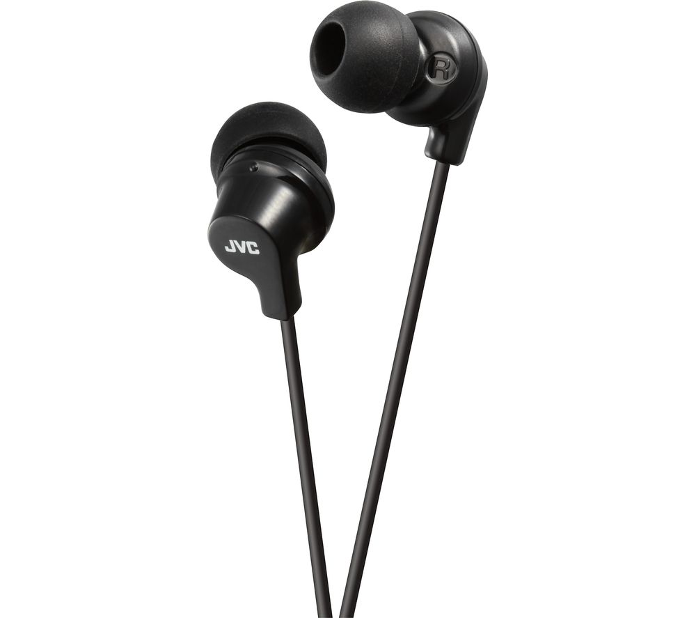 JVC HA-FX10-B-E Headphones - Black, Black