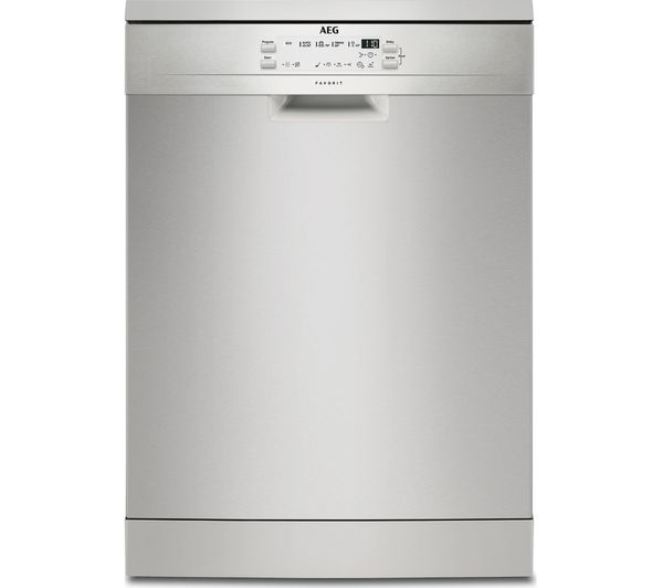 AEG FFB53600ZM Full-size Dishwasher - Stainless Steel, Stainless Steel