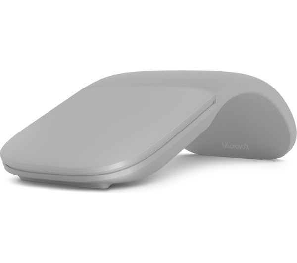 MICROSOFT Surface Arc BlueTrack Touch Mouse - Light Grey, Grey