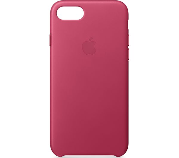 APPLE iPhone 8 & 7 Leather Case - Pink Fuchsia, Pink