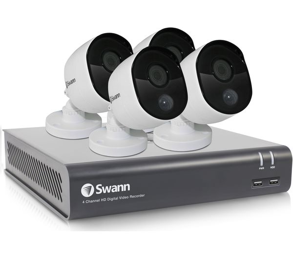 SWANN SODVK-445804 Full HD Smart Home Security System, Black