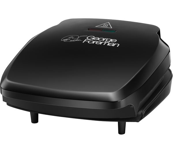 GEORGE FOREMAN 23400 Compact Grill - Black, Black