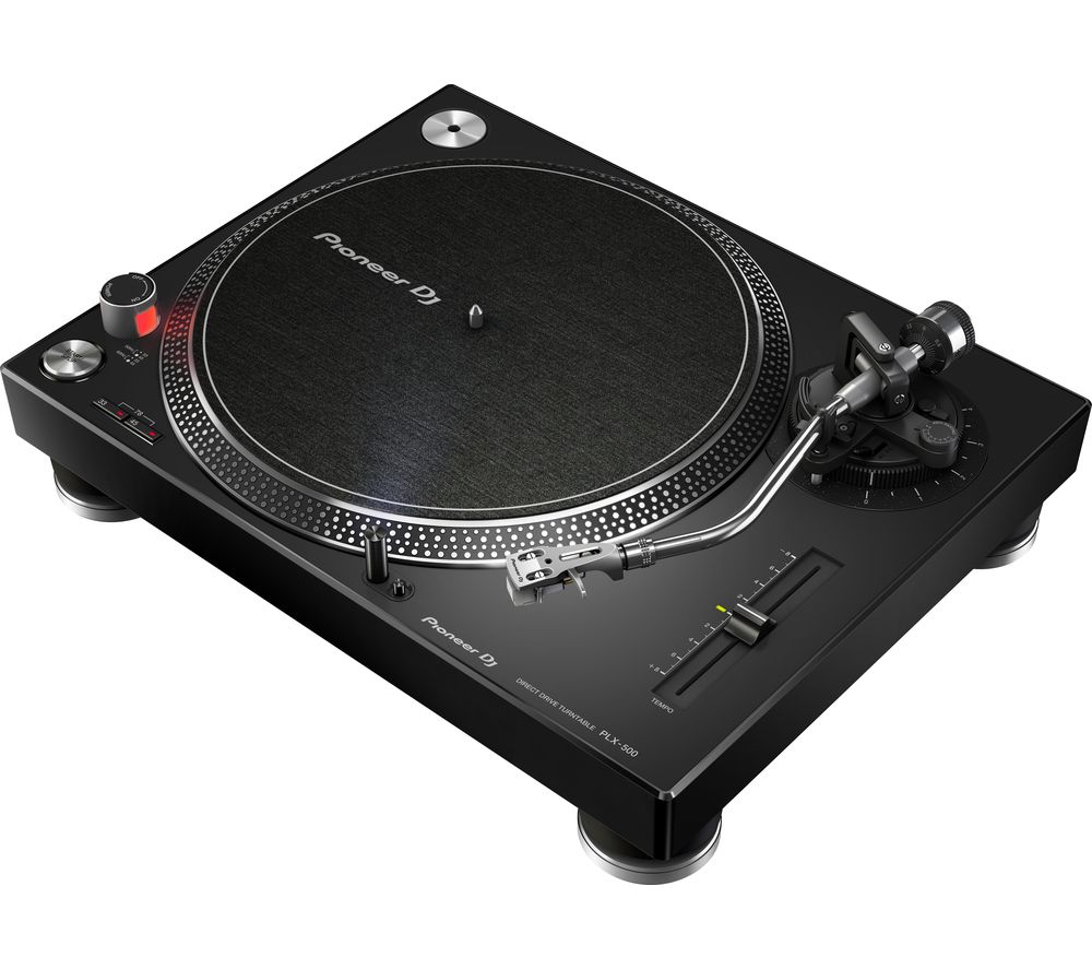 PIONEER DJ PLX-500 Direct Drive Turntable - Black, Black