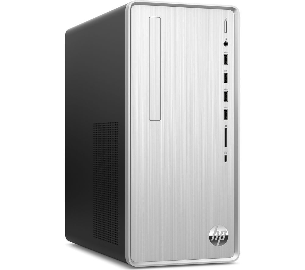 HP Pavilion TP01-0020na Desktop PC - Intelu0026regCore i5, 1 TB HDD & 256 GB SSD, Silver, Silver