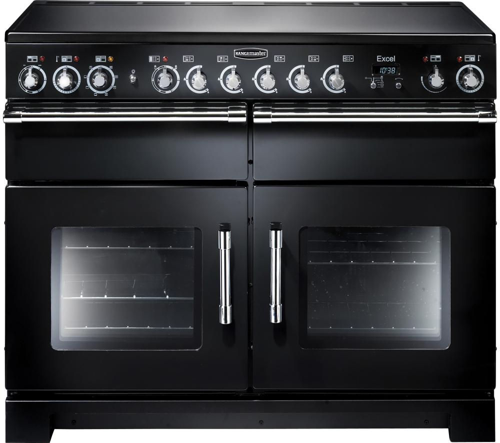 RANGEMASTER Excel 110 Electric Range Cooker - Black, Black