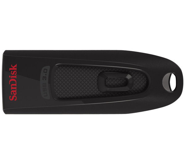 SANDISK Ultra USB 3.0 Memory Stick - 32 GB, Black, Black