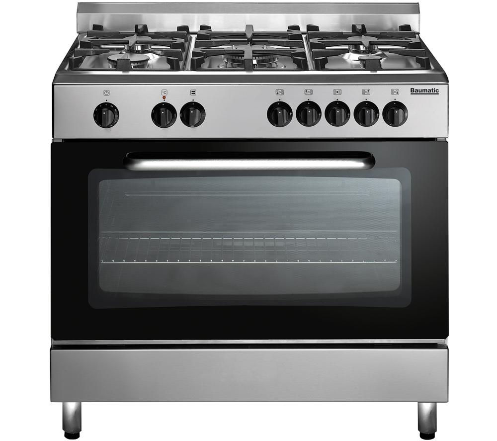 BAUMATIC BC391.3TCSS Dual Fuel Range Cooker - Stainless Steel, Stainless Steel