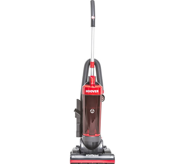 HOOVER Whirlwind WR71 WR01 Upright Bagless Vacuum Cleaner - Grey & Red, Grey
