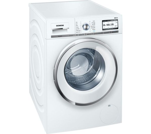 SIEMENS WMH4Y790GB Smart Washing Machine - White, White