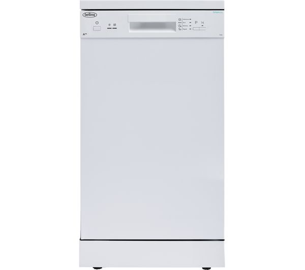 BELLING FDW90 Slimline Dishwasher - White, White