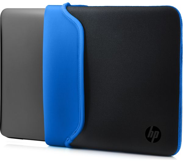 HP 11.6" Laptop Sleeve - Black & Blue, Black