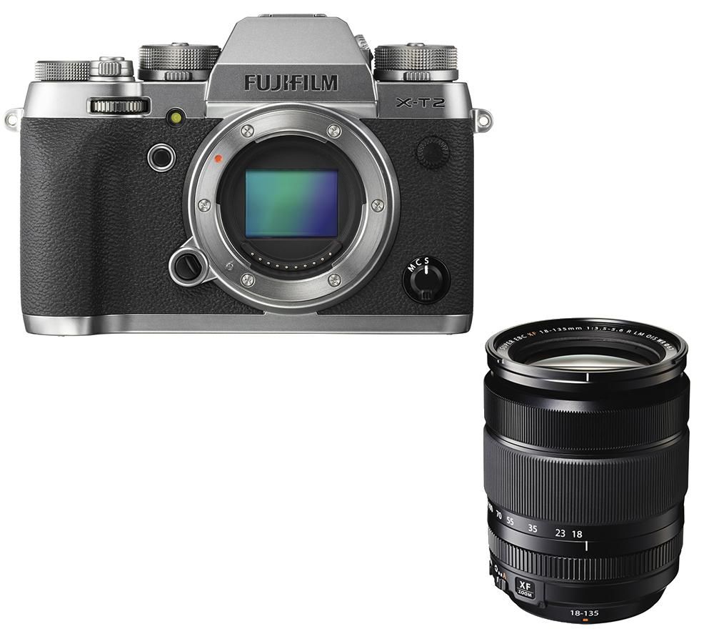 FUJIFILM X-T2 Mirrorless Camera & 18-135 mm f/3.5-5.6 Lens Bundle