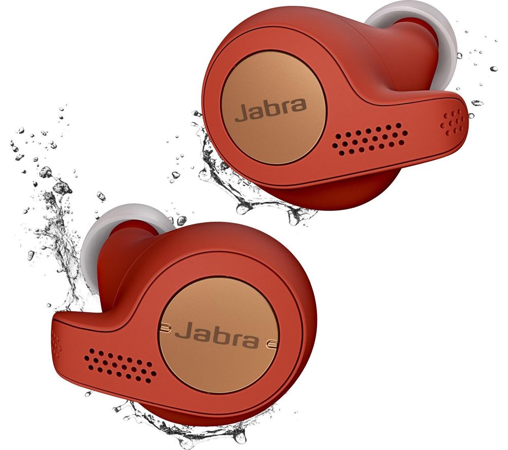 JABRA Elite 65t Wireless Bluetooth Headphones - Red Copper, Red