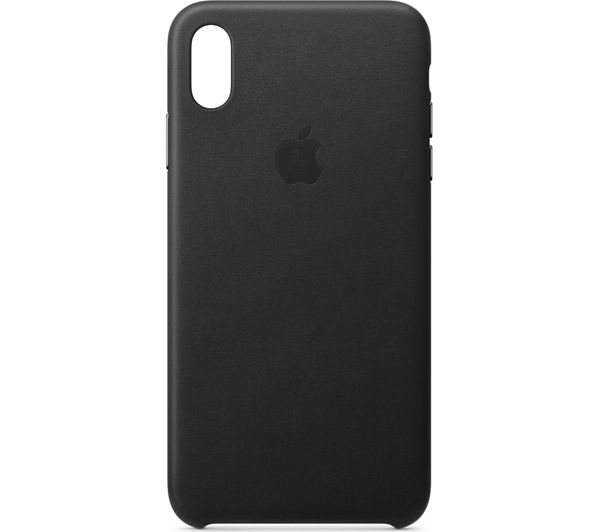 APPLE iPhone Xs Max Leather Case - Black, Black