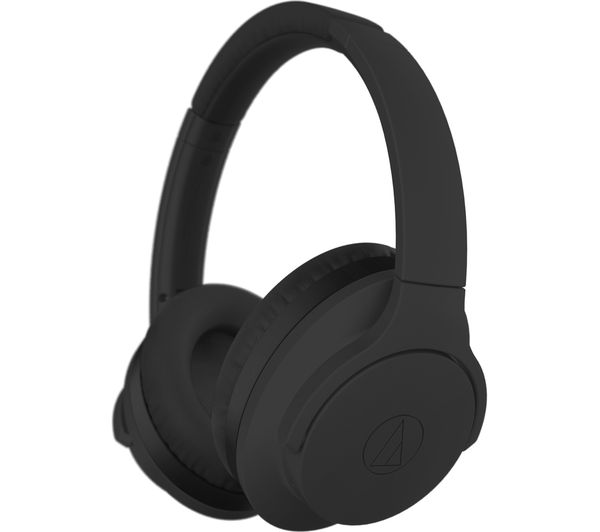 AUDIO TECHNICA QuietPoint ATH-ANC700BT Wireless Bluetooth Noise-Cancelling Headphones - Black, Black