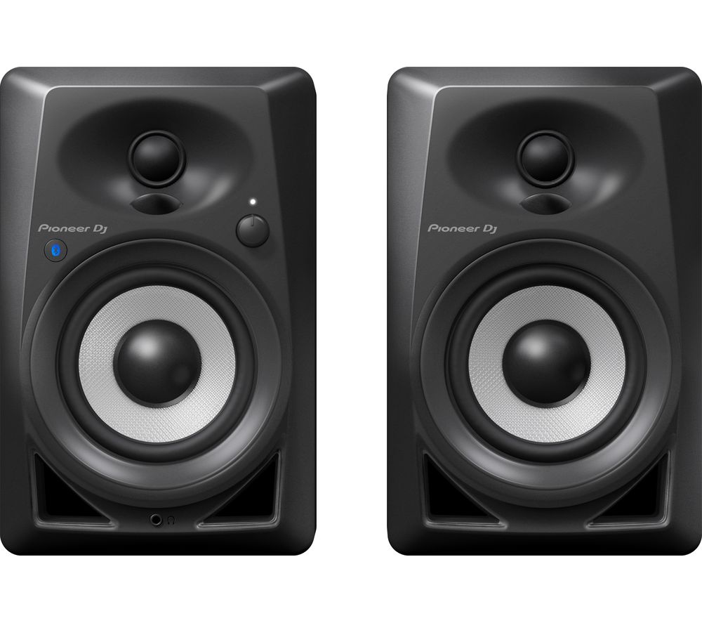 PIONEER DJ DM-40BT 2.0 Bluetooth DJ Monitor Speakers - Black, Black