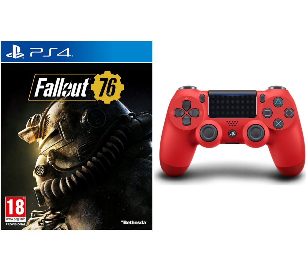 PS4 Fallout 76 & DualShock 4 V2 Wireless Controller Bundle