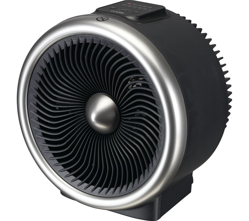 LOGIK L20TFH19 Portable Hot & Cool Fan Heater - Black, Black