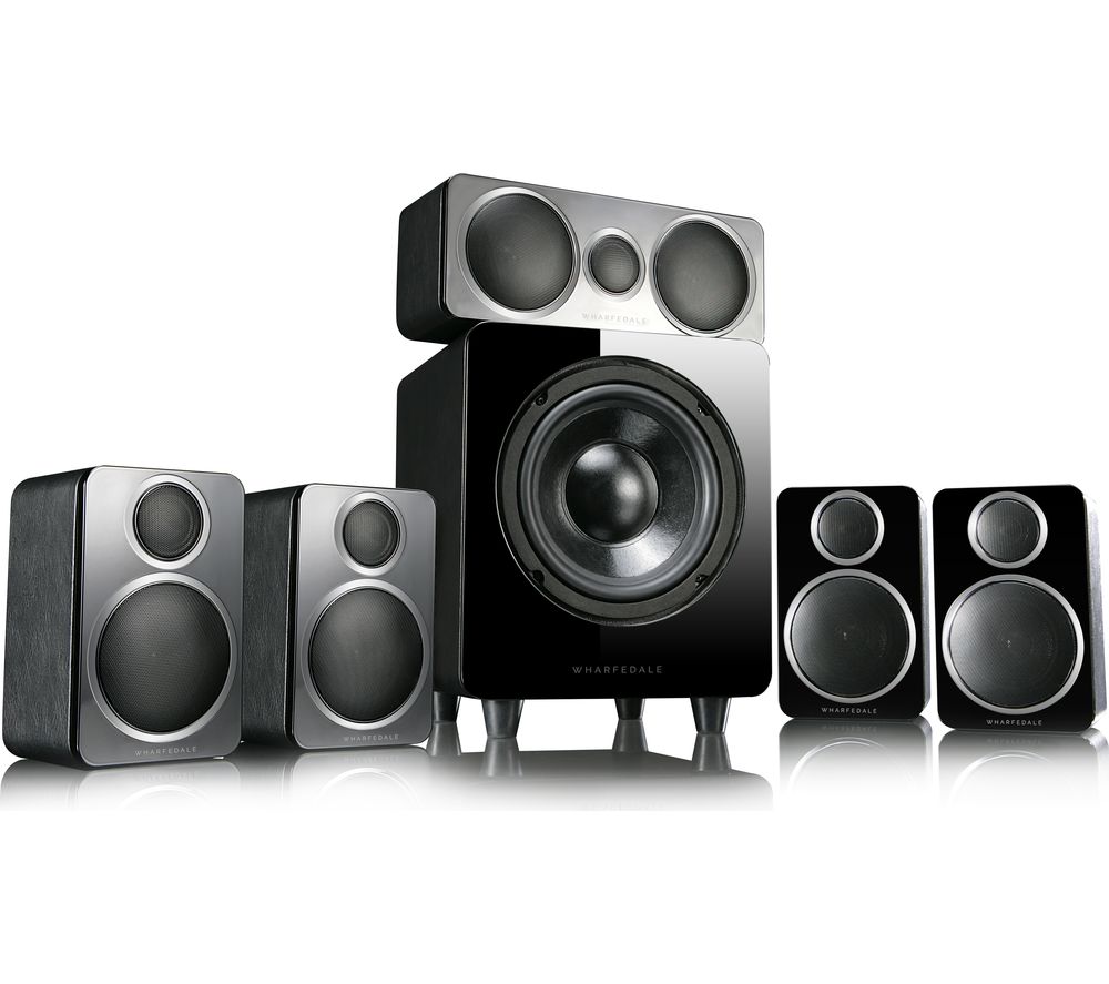 DX-2HCP 5.1 Speaker System - Black, Black