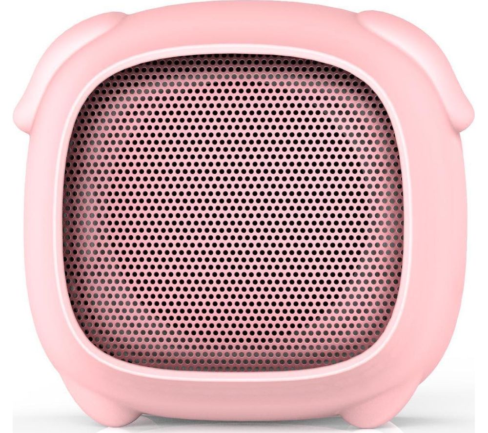 KITSOUND Boogie Buddy Portable Bluetooth Speaker - Pig, Pink, Pink