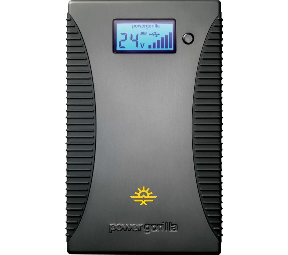 POWERTRAVELLER Powergorilla PG002 Portable Power Bank - Black & Grey, Black