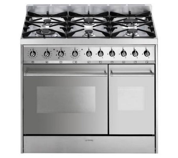 SMEG C92DX8 Dual Fuel Range Cooker - Stainless Steel, Stainless Steel