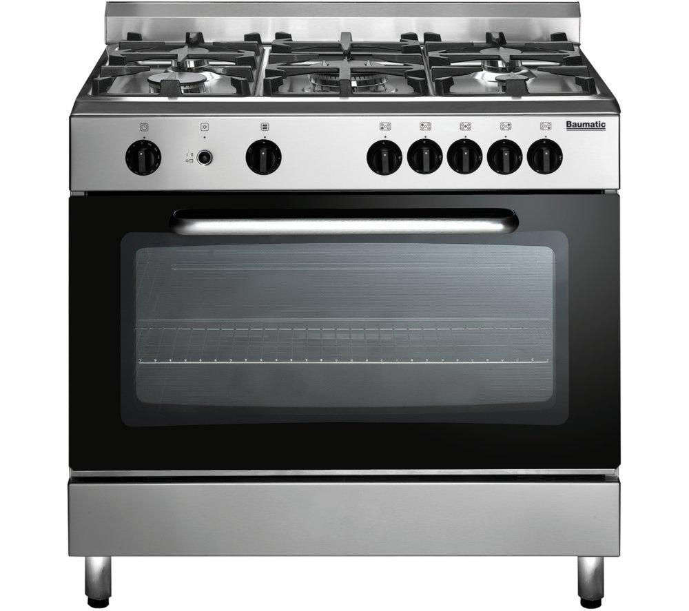 BAUMATIC BC190.2TCSS Gas Range Cooker - Stainless Steel, Stainless Steel