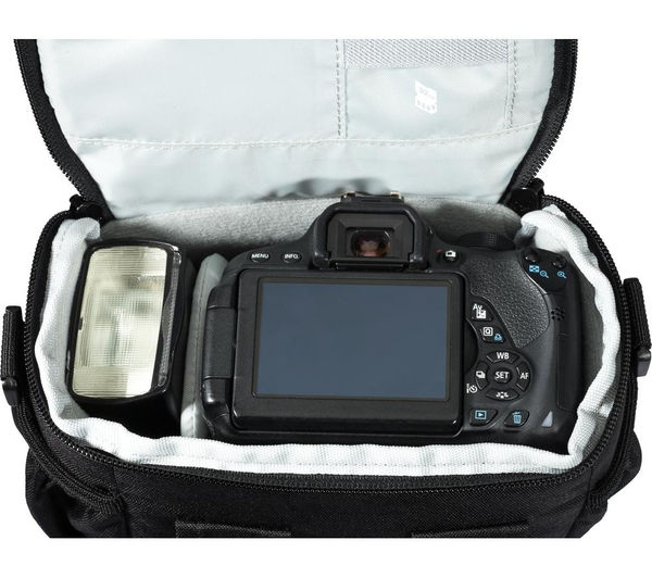 LOWEPRO Adventura SH 140 ll DSLR Camera Bag - Black, Black