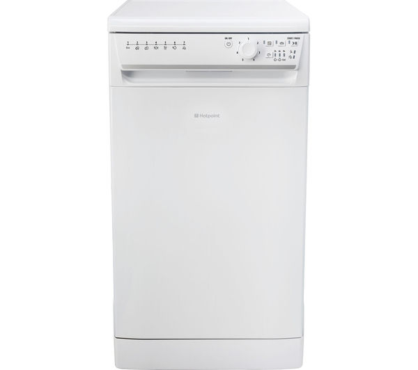 HOTPOINT Aquarius SIAL11010P Slimline Dishwasher - White, White