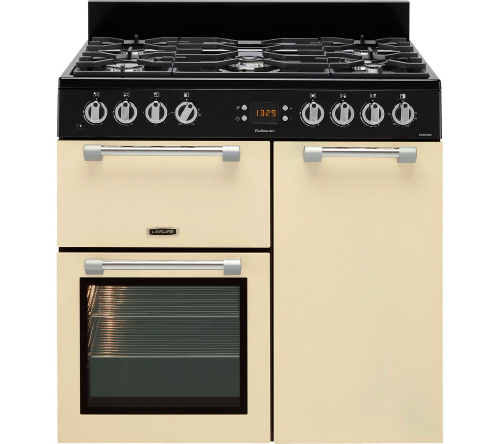 LEISURE Cookmaster CK90F232C Dual Fuel Range Cooker - Cream, Cream