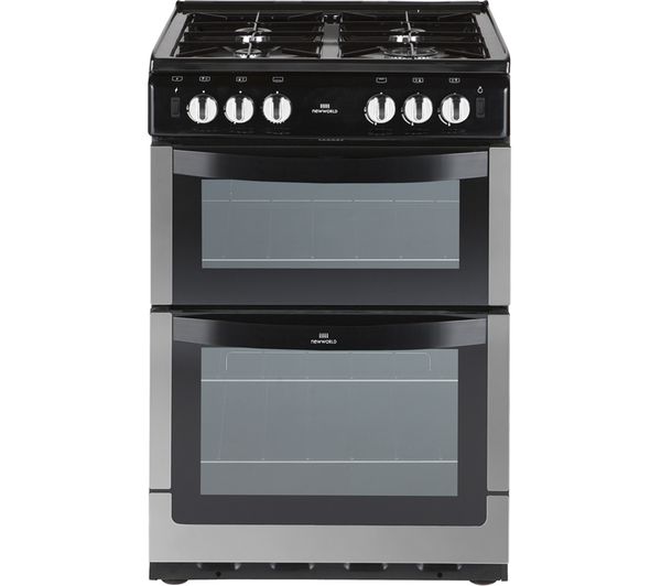 NEW WORLD 551GTC Gas Cooker - Stainless Steel, Stainless Steel