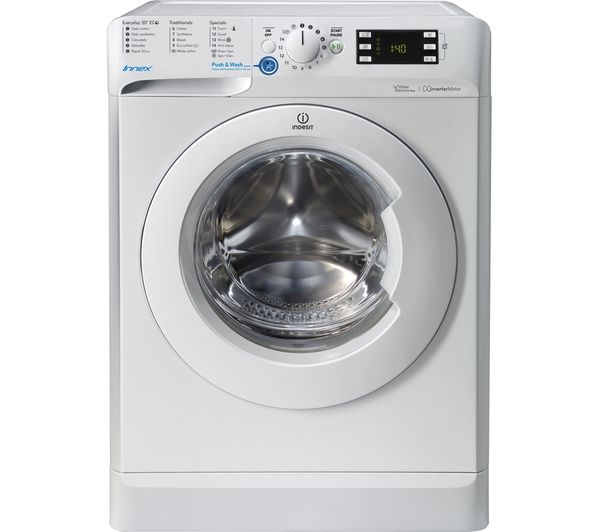 Indesit Innex BWE 81483X W UK 8 kg 1400 Spin Washing Machine - White, White
