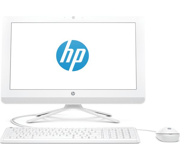 HP 20-c403na 19.5" Intelu0026regCore i3 All-in-One PC - 1 TB HDD, White, White