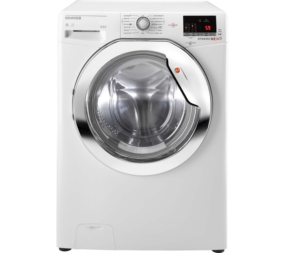 HOOVER Dynamic Next WDXOC 685AC NFC 8 kg Washer Dryer - White, White