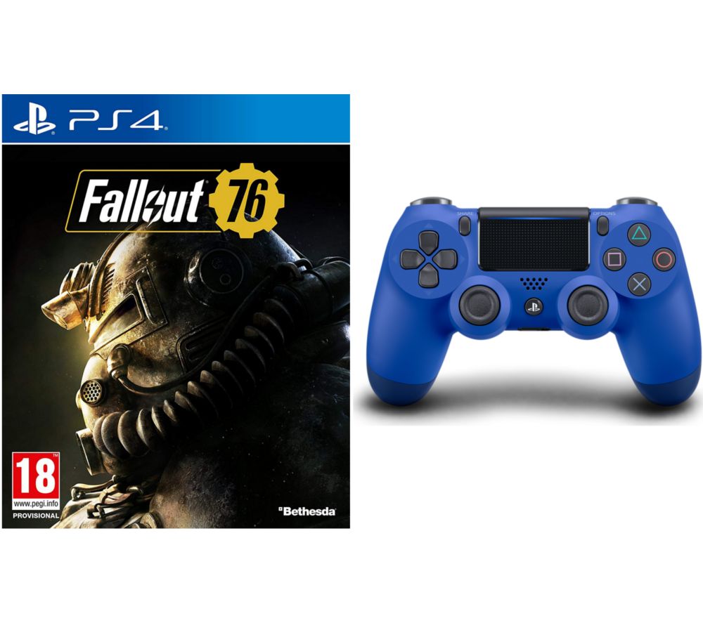 PS4 Fallout 76 & DualShock 4 V2 Wireless Controller Bundle