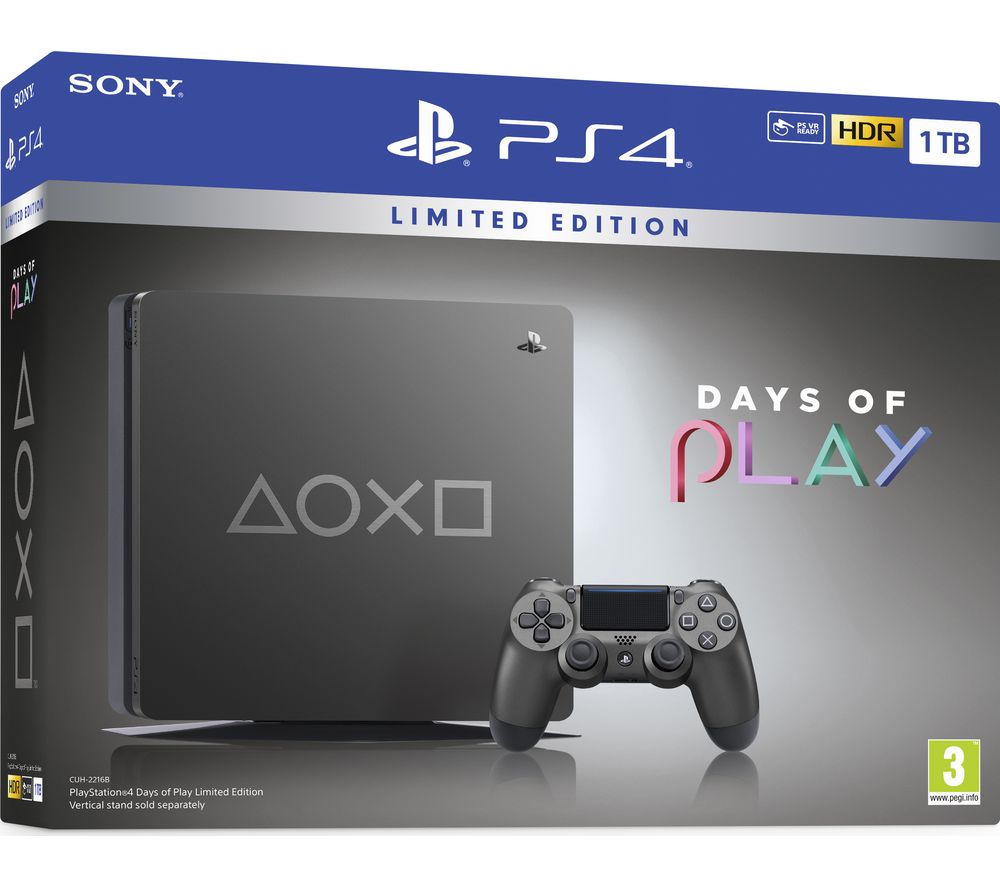 SONY PlayStation 4: Days of Play Edition - 1 TB