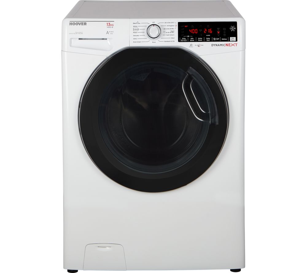 HOOVER Dynamic DWOA413AHFN8 WiFi-enabled 13 kg 1400 Spin Washing Machine - White, White