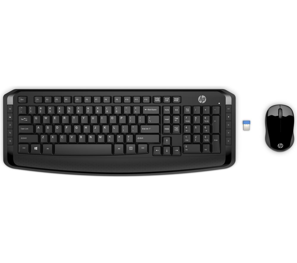 HP 300 Wireless Keyboard & Mouse Set