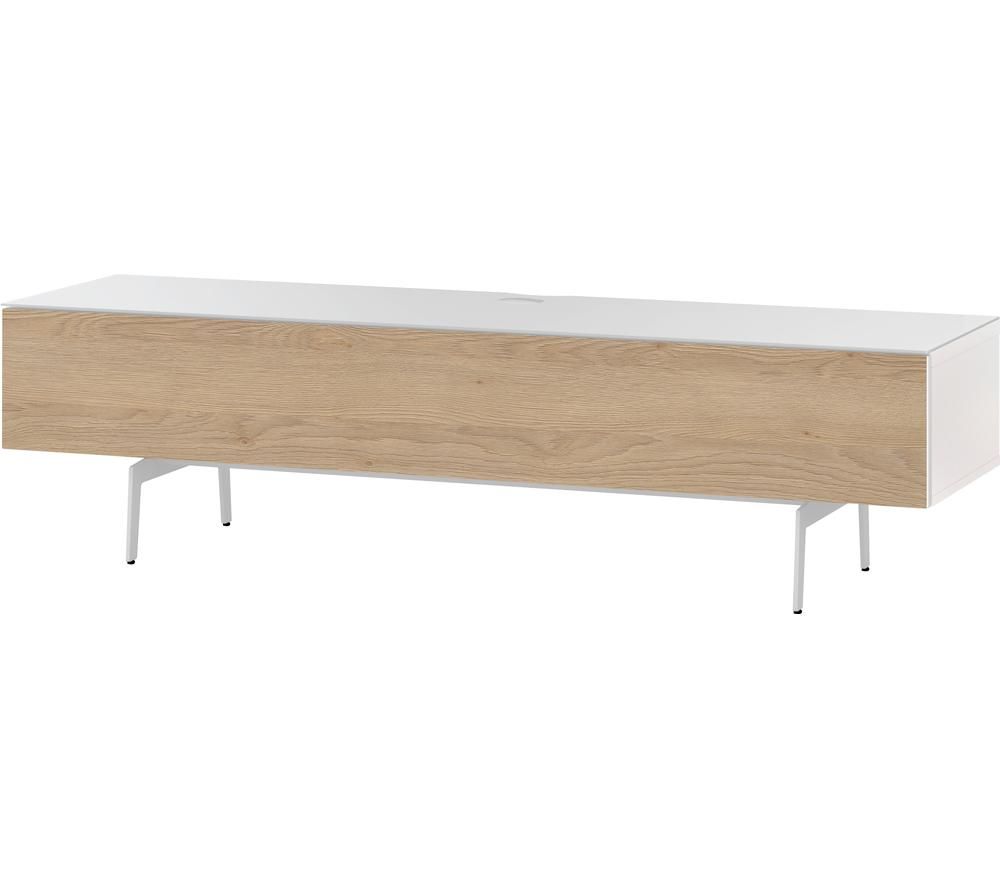 CONNECTED ESSENTIALS STA360F 1650 mm TV Stand  White & Oak, White
