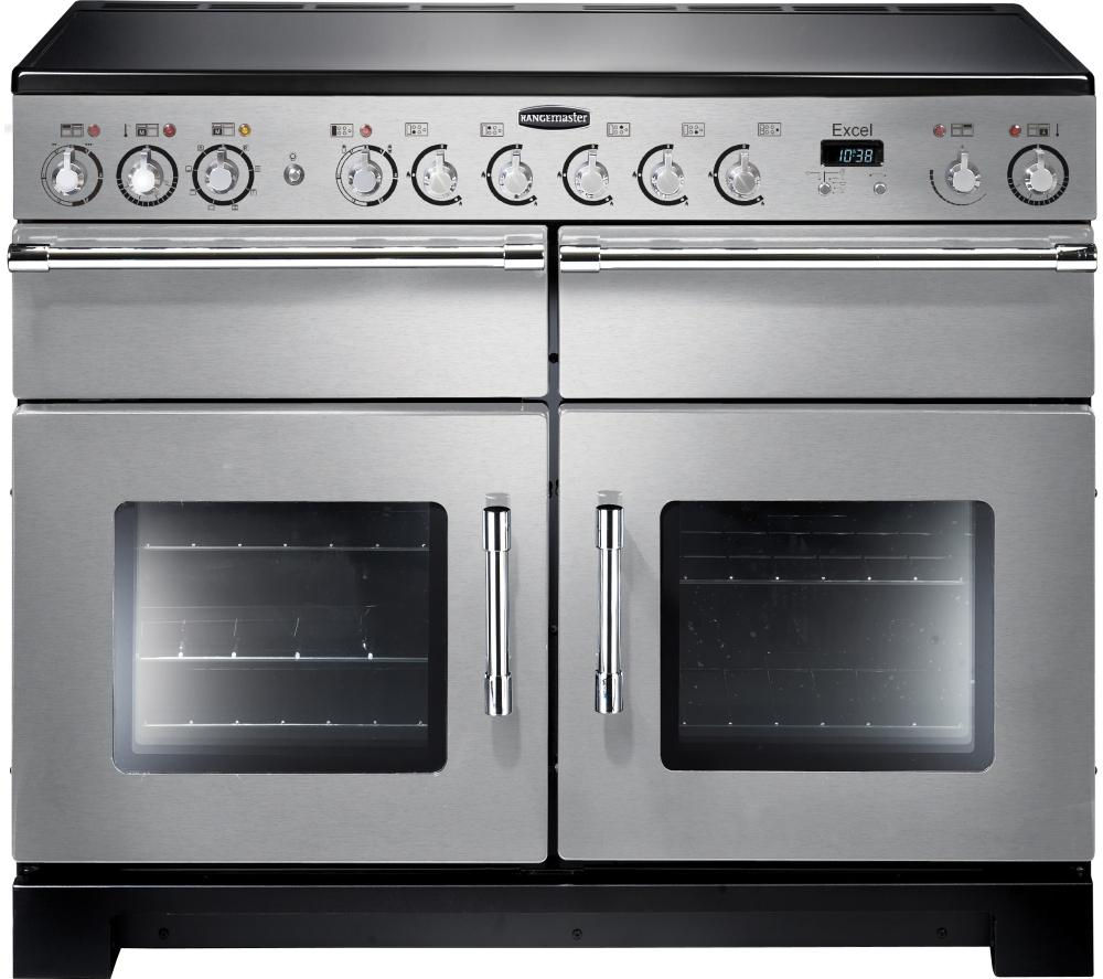 RANGEMASTER Excel 110 Electric Ceramic Range Cooker - Stainless Steel, Stainless Steel