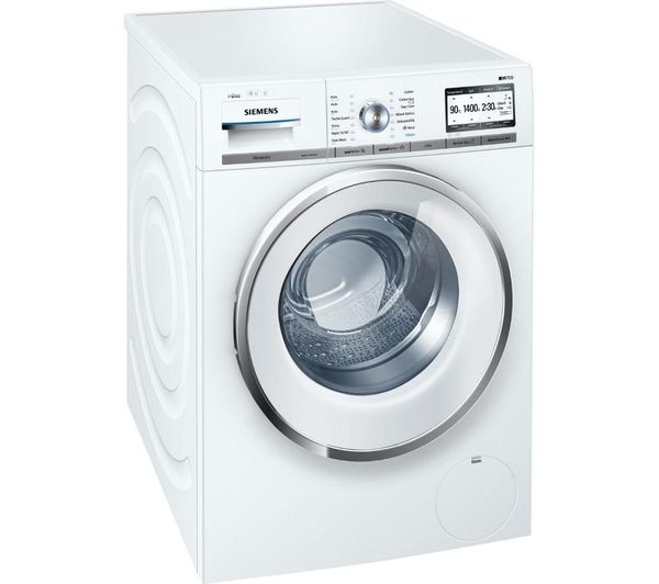 SIEMENS iQ700 WMH4Y890GB Smart Washing Machine - White, White
